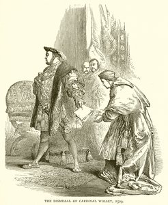 Avskjedigelsen av kardinal Wolsey, 1529 av English School
