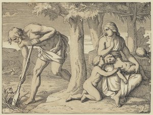 The Doom of Labour, etter fallet (gravering) av English School