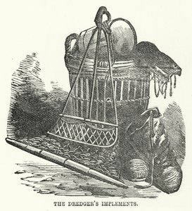 The Dredger's Implements (gravering) av English School