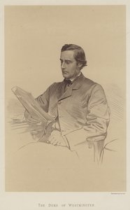 Hertugen av Westminster (litho) av English School