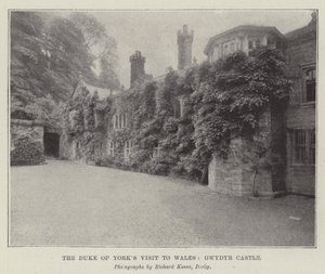 Hertugen av Yorks besøk i Wales, Gwydyr Castle (gravering) av English School