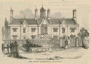 Dyers Almshouses i Islington av English School
