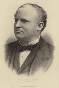 Jarlen av Derby, døde 1893 av English School