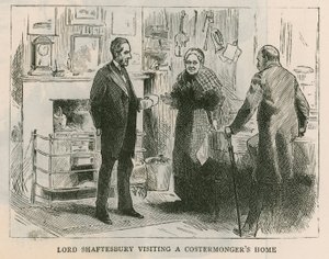 Jarlen av Shaftesbury; Lord Shaftesbury besøker et hus for kosterhandlere av English School