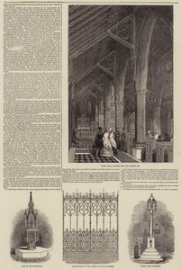 The Earl of Shrewsbury's Church at Cheadle (gravering) av English School