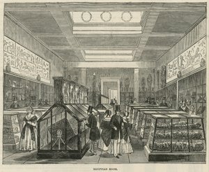 Det egyptiske rommet i British Museum av English School