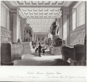 Det egyptiske rommet til British Museum av English School