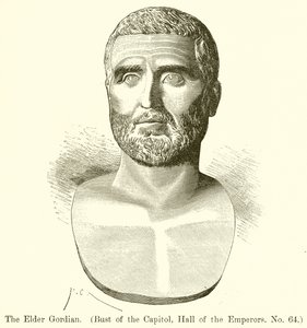 Den eldste Gordian. (Byste av Capitol, Hall of the Emperors, nr. 64)