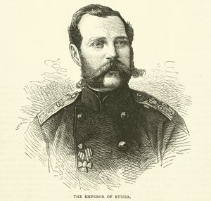 Keiseren av Russland, november 1870 av English School