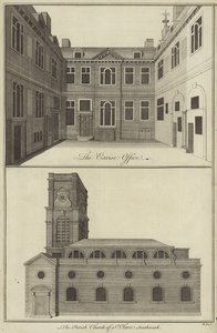 Excise Office, London og Parish Church of St Olave, Southwark