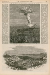 Die Explosion der Pulvermagazine in Erith