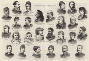 Utvisningen av de franske prinsene (gravering) av English School