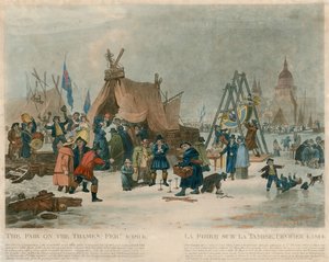 Messen på Themsen, 4. februar 1814 av English School