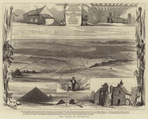 The Field of Waterloo (gravering) av English School