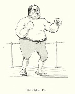 Fighter Fit; Ofte Biter Bit (litografi) av English School