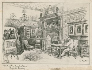 The Fine Arts Societys Room, Bond Street, London - Ante-rommet av English School