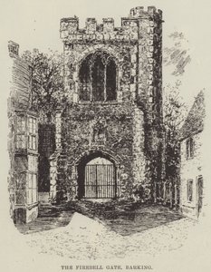 The Firebell Gate, Barking (gravering) av English School