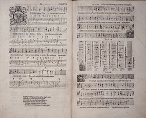 The First Booke of Songes or Ayres, av John Dowland (1563-1626) 1597 (trykk) av English School