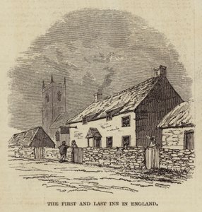 The First and Last Inn i England (gravering) av English School