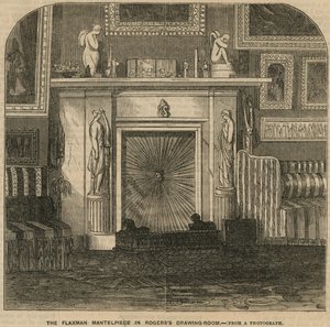 Flaxman Mantelpiece i Rogers the Poets salong, Rogers House, St James