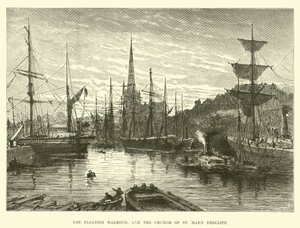 Den flytende havnen og kirken St Mary Redcliffe av English School