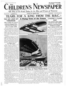 The Flying Town of the Future, forsiden av 