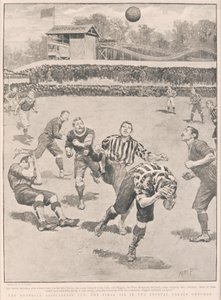 The Football Association Cup - Den endelige uavgjort på Crystal Palace Grounds, 1895 av English School