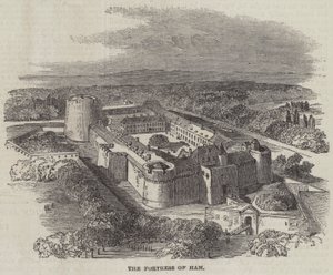 The Fortress of Ham (gravering) av English School