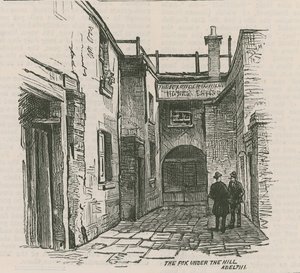 The Fox Under the Hill, Adelphi, London av English School