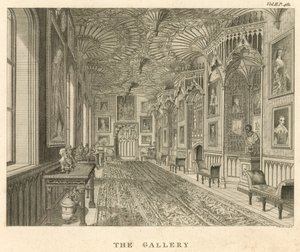 Galleriet på Strawberry Hill, Twickenham, London av English School
