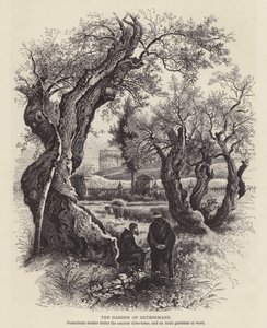Getsemane hage (gravering) av English School