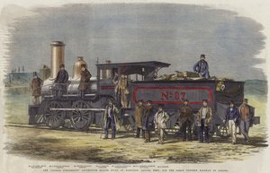 George Stephenson-lokomotivet bygget ved Hamilton av English School