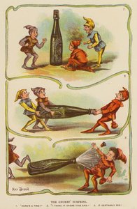 The Gnomes' Surprise (farge litho) av English School