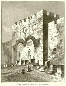 Den gyldne port i Jerusalem av English School