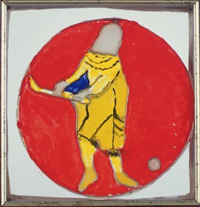 The Golfer, også kjent som Crecy Window, fra østvinduet, ca. 1340 av English School
