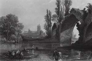 Die gotische Brücke von Eudes, Tours von English School