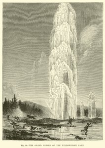 The Grand Geyser of the Yellowstone Park av English School