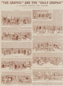 "The Graphic" og "Daily Graphic" (gravering) av English School