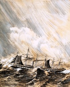 Die Great Britain, entworfen von Isambard Kingdom Brunel von English School