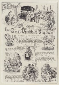 The Great Dumbleton Elopement (gravering) av English School