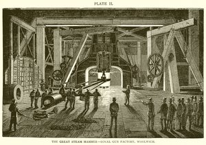 Der große Dampfhammer - Königliche Waffenfabrik, Woolwich von English School