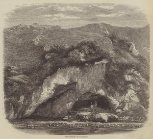 The Grotto of Bagneres (gravering) av English School