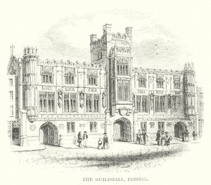 The Guildhall, Bristol (gravering) av English School