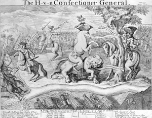 H- V- N konditorgeneral, ca. 1743 av English School