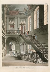 The Hall and Stair Case, British Museum av English School