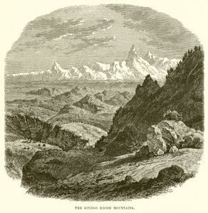 Hindoo Koosh-fjellene av English School