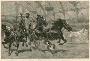 Hippodromen på Olympia, National Agricultural Hall, Kensington, London: The Chariot Race av English School
