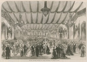 The Honourable Artillery Companys Ball gitt til prinsen og prinsessen av Wales av English School