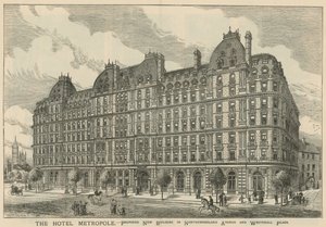 Hotel Metropole foreslo ny bygning i Northumberland Avenue og Whitehall Place av English School