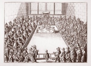 Underhuset, fra et trykk fra 1648 av English School